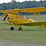 Tiger Moth w malowaniu polskiej szkoły pilotażu w Anglii w latach wojny. Góraszka 2009
