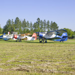 Na łososińskim lotnisku aż 5 "Antków" zorganizowanych do "akcji lisy". 18 05 2011 r