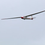 A w powietrzu przyholowany przez "Wilgę" z Nowego Targu "Schleicher"  Ka-6E