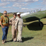 Troje napowietrznych indywidualistów.