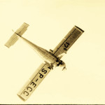 Aeroklubowa PZL-104 "Wilga"  (SP-ECC) nad Limanową -1970 r.